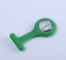 Load image into Gallery viewer, 2Pcs royal blue Doctor Nurse Silicone Pocket Brooch Fob Watch Quartz Watch AZ10187