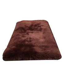 Load image into Gallery viewer, 100cm coffee Plush round bedroom carpet round cushion AZ1927