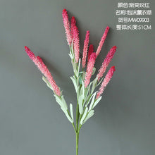 Load image into Gallery viewer, 3pcs 12 Heads Provence PE Foam Lavender Artificial Fake Flower Plants Home Decoration Wedding Bouquet