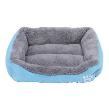 Load image into Gallery viewer, S 43*32cm blue Pet cat, dog bed, soft and comfortable pet nest AZ21795