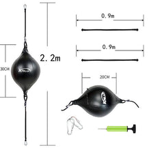 Lade das Bild in den Galerie-Viewer, red Pear-shaped hanging elastic rope boxing ball boxing punching bag AZ13909