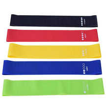 Load image into Gallery viewer, 3pcs black Fitness Yoga Latex 600 Loop Tension Band AZ12729