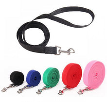 Load image into Gallery viewer, 6m*2cm black 50m pet dog leash,outdoor tracking leash For Large Dogs AZ225