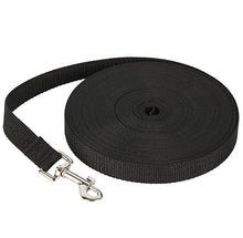 Lade das Bild in den Galerie-Viewer, 15m*2cm black 50m pet dog leash,outdoor tracking leash For Large Dogs AZ233