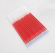 Load image into Gallery viewer, 10 Pcs red pens Writing Nib Rod Erasable Ballpoint, Blue Black Ink Refill Pen For School AZ15280