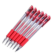 Load image into Gallery viewer, 10 Pcs red pens Writing Nib Rod Erasable Ballpoint, Blue Black Ink Refill Pen For School AZ15280