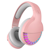 Load image into Gallery viewer, black Wireless Bluetooth 5.0 RGB Gaming Headset for Phone/PC/iPad