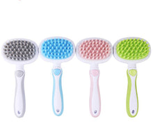 Load image into Gallery viewer, 2Pcs blue pet Hair Removal Comb soft Silicone Massager comb AZ2527