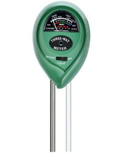 Load image into Gallery viewer, 3 in 1 Soil PH Tester Water Moisture Light Test Meter Kit AZ10543