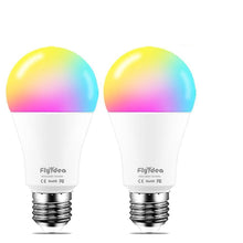Lade das Bild in den Galerie-Viewer, 2pcs B22 cool white Wifi Lights E27/B22 Smart Led Bulb Neon Replacement-lamp Voice-control AZ18878