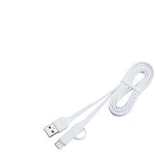 Load image into Gallery viewer, 2Pcs black USB Sync/Charging Cable MFi USB Micro & Type-C AZ1542
