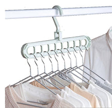 Load image into Gallery viewer, 10pcs gray Indoor hangers, household multifunctional hangers, balcony drying racks AZ12948