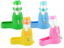 Lade das Bild in den Galerie-Viewer, 125ml blue 3 in 1Hamster plastic waterer, Automatic Feeding Device,food bowl, sleeping nest AZ13339