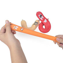 Load image into Gallery viewer, red TPR sand-filled simulation hot dog, stretchable Squeeze decompression vent toy AZ12889