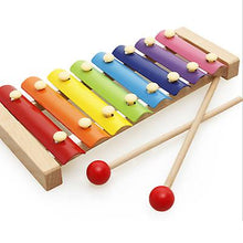 Load image into Gallery viewer, 2# 8-note Colorful Aluminum Plate Percussion Early Educational Musical Toy For Toddlers Baby AZ11761