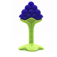 Load image into Gallery viewer, 2Pcs orange Baby Teething Molar Silicone Sticks And Chewable Rattle Circle Shower toy AZ1000