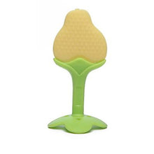 Load image into Gallery viewer, 2Pcs orange Baby Teething Molar Silicone Sticks And Chewable Rattle Circle Shower toy AZ1000