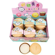 Load image into Gallery viewer, 2Pcs white Simulation bread steamer toy mini simulation food decoration decompression piglet chick AZ12395