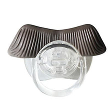 Load image into Gallery viewer, 2Pcs 5# Funny Baby Beard Pacifiers Nipple, Food Grade Silicone Teethers AZ12403