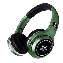 Load image into Gallery viewer, green Wireless Bluetooth Headphones with Noise Cancelling Over-Ear Stereo Earphones AZ13152