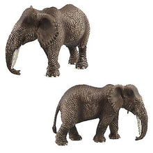 Lade das Bild in den Galerie-Viewer, 2Pcs kid elephant Animal park wild animal model, simulation children's elephant toy AZ13884