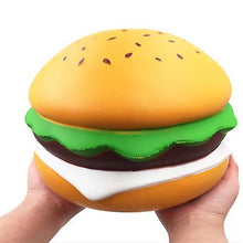 Lade das Bild in den Galerie-Viewer, 24*24*17cm Slow rebound Oversized Sesame Burger squishy,stress-relieving toy for kids,adult AZ12828