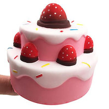 Load image into Gallery viewer, 20*17*14cm Slow rebound Oversized Strawberry cake squishy,stress-relieving toy for kids,adult AZ16493