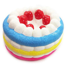 Lade das Bild in den Galerie-Viewer, 25*25*13.5cm Oversized Three layer strawberry cake Squishy Slow rebound Decompression toys for kids,adult AZ12218