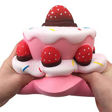 Load image into Gallery viewer, 20*17*14cm Slow rebound Oversized Strawberry cake squishy,stress-relieving toy for kids,adult AZ16493