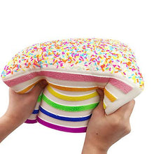 Lade das Bild in den Galerie-Viewer, 25*18*13cm Oversized Rainbow cake Squishy Slow rebound Decompression toys ?for kids,adult AZ16301