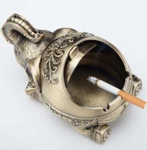 Load image into Gallery viewer, Ashtray Tea Table Craft Decoration Windproof Cover Elephant Ashtray