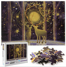 Load image into Gallery viewer, 1000pcs Deep Forest Elk Jigsaw DIY Puzzle Toys Assembling Picture Decoration AZ12000
