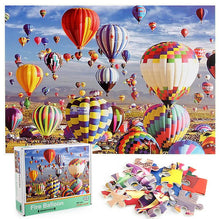Load image into Gallery viewer, 1000Pcs Decompression Jigsaw Educational Puzzles Toys,Fire balloon Jigsaw AZ12493