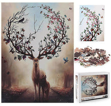 Load image into Gallery viewer, 1000Pcs Decompression Jigsaw Educational Puzzles Toys,Elk Jigsaw AZ13829
