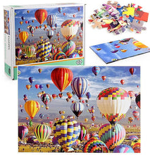 Load image into Gallery viewer, 1000Pcs Decompression Jigsaw Educational Puzzles Toys,Fire balloon Jigsaw AZ12493