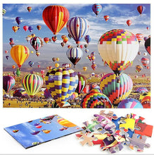 Load image into Gallery viewer, 1000Pcs Decompression Jigsaw Educational Puzzles Toys,Fire balloon Jigsaw AZ12493