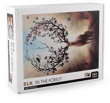 Load image into Gallery viewer, 1000Pcs Decompression Jigsaw Educational Puzzles Toys,Elk Jigsaw AZ13829