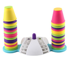 Lade das Bild in den Galerie-Viewer, 20*9*5.5cm Double competition stacking cup game children's educational early education toys desktop color stacking game AZ12903