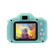 Load image into Gallery viewer, 32G TF card green Portable Kid Video Camera X2 Mini 2.0 inch HD 1080P IPS Color Screen Children's Digital Camera AZ20921