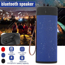 Lade das Bild in den Galerie-Viewer, Speakers 1800mAh bluetooth Wireless 3.5mm Audio Jack FM Radio HIFI Sound Quality HD Microphone Dual Sp