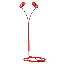 Load image into Gallery viewer, Headphones Headsets Bass Earbuds with Mic Wired In-Ear Earbuds with Microphone Noise Cancelling Earphones Red
