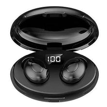 Load image into Gallery viewer, Headphones Headsets T5 BT Earphones TWS No Wire BT Earphones 5.0 Stereo Ears Digital Display Sports Earphones Black
