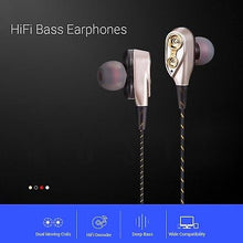 Load image into Gallery viewer, Headphones Headsets Dual Moving Coils In-Ear Earphones earphone Red