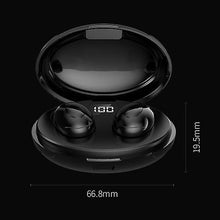 Load image into Gallery viewer, Headphones Headsets T5 BT Earphones TWS No Wire BT Earphones 5.0 Stereo Ears Digital Display Sports Earphones Black