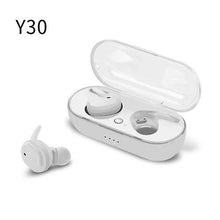 Load image into Gallery viewer, Cool Headphones Headsets Y30 True Wireless Earbuds Touch-Control Daily Waterproof Sport Earbuds earphone White