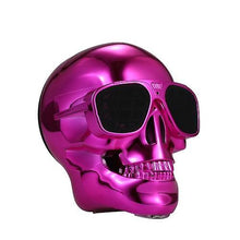 Lade das Bild in den Galerie-Viewer, Clear sound quality Speakers Skull Head Wireless BT Speaker (PINK)