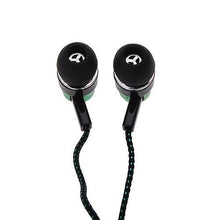 Load image into Gallery viewer, Headphones Headsets Braided wiring in-ear plating headset mobile earphone Black and green