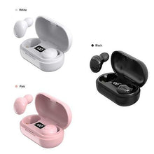 Load image into Gallery viewer, Cool Headphones Headsets BT Earphones Intelligent Charge Warehouse Digital Display Mini No Wire BT Sports Earphones earphone Black
