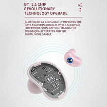 Lade das Bild in den Galerie-Viewer, Cool Headphones Headsets E6 TWS BT5.1 Wireless Earphones HIFI Sound Bilateral Microphone IPX5 waterproof White