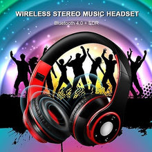 Load image into Gallery viewer, Cool Headphones Headsets SG-8 BT 4.0 + EDR Headset w/ Mic earphone Blue